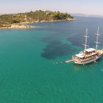 Mix mount Athos and blue lagoon cruise in Halkidiki