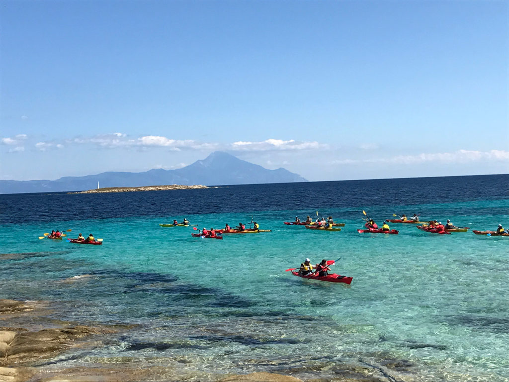 Full Day Sea Kayak Trip in Halkidiki