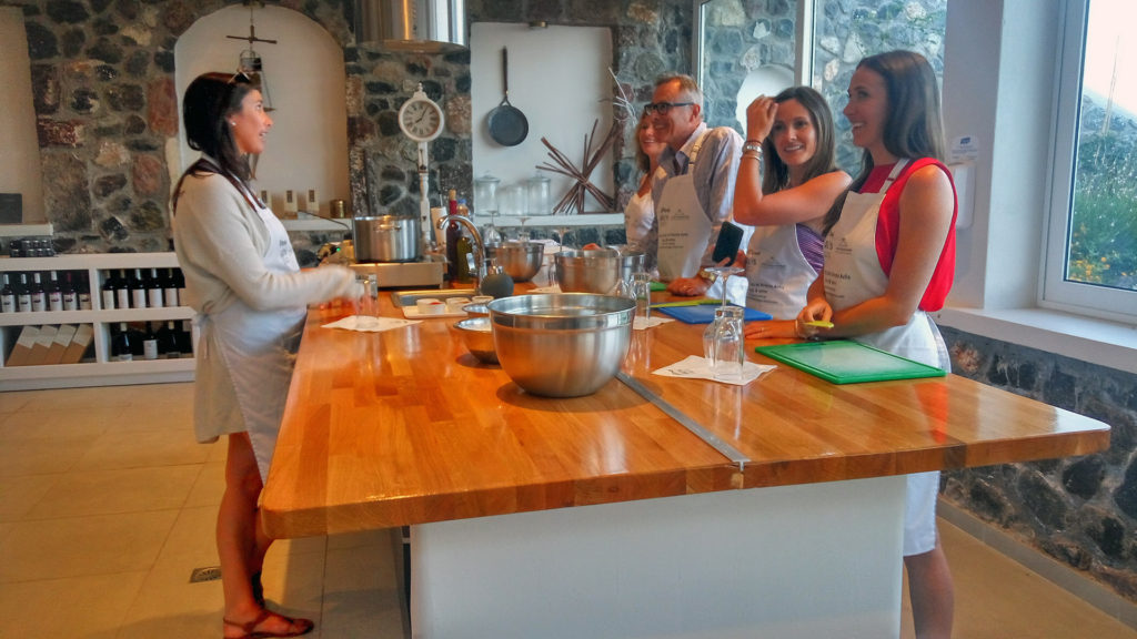 Sightseeing and Cooking Class in Santorini