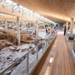 Akrotiri tour in santorini - archaeological excavation