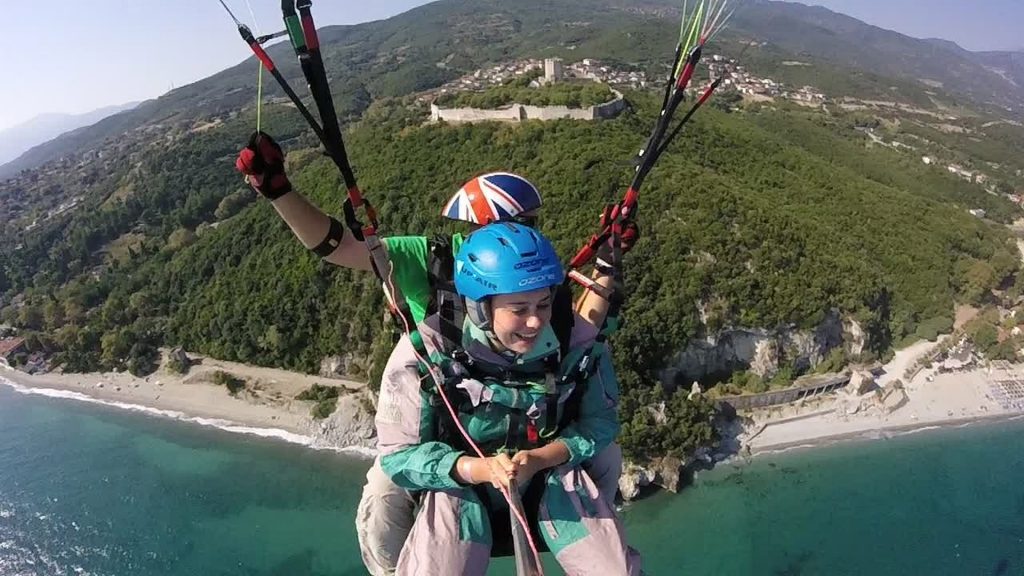 Paragliding Tandem Flight over Mt Olympus