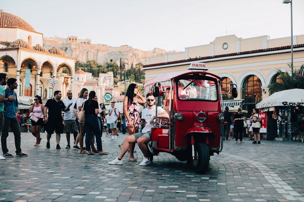 Sightseeing Tour of Historical Athens on Tuk Tuk